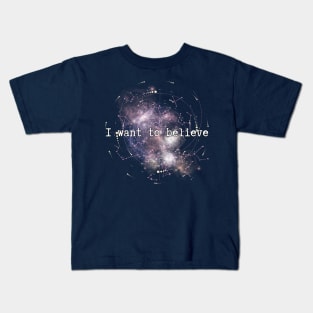 I want to believe Kids T-Shirt